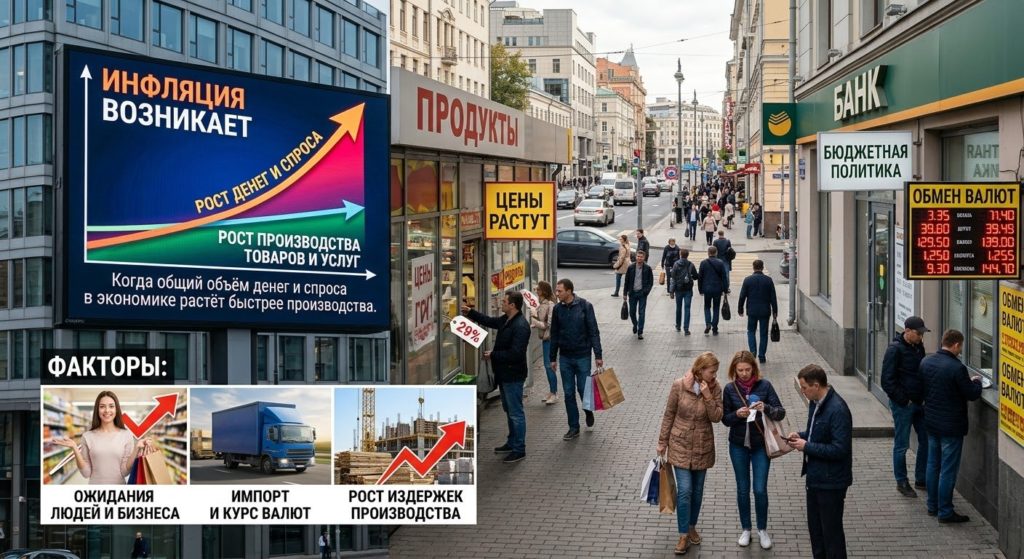 Возникновение инфляции